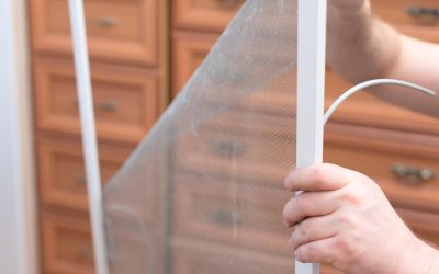 Jak zabezpieczyć moskitierę w oknie na zimę