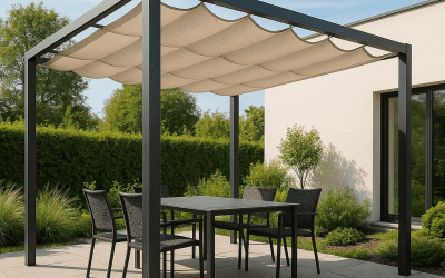 Czym są pergole z dachem tkaninowym?